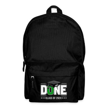 Abschlussklasse 2024 Abschlussfeier Schule - Rucksack - Schwarz - Vorne