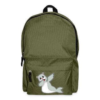 Danse hip-hop Seal - Sac à dos - vert olive - Devant