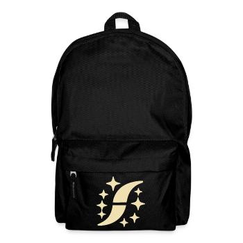 Abstrakte Sterne Sternenhimmel Abstrakte Kunst - Rucksack - Schwarz - Vorne
