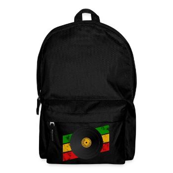 Dub Reggae Platte - Rucksack - Schwarz - Vorne
