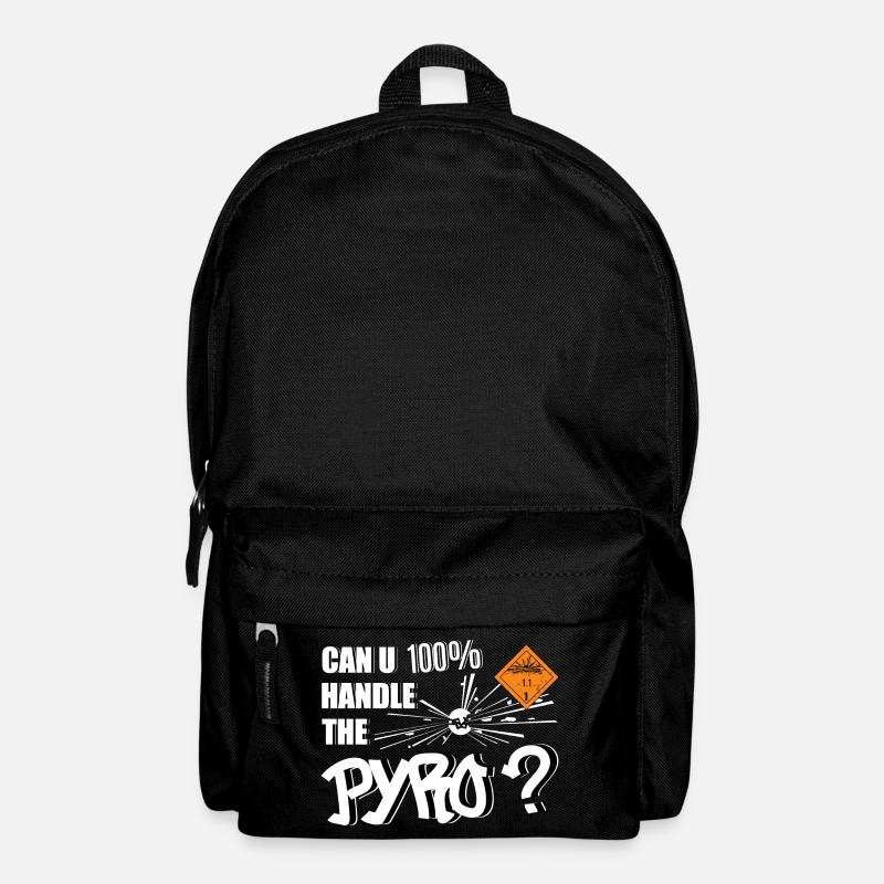 Pyro Feuerwerk - Rucksack - Schwarz