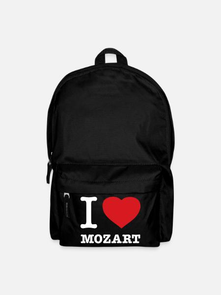 I LOVE MOZART - Backpack - black