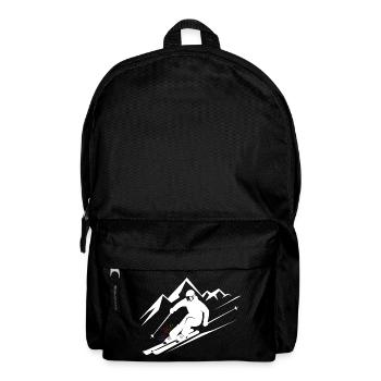 Skiers Ski Winter Winter Holiday Winter sports - Backpack - black - Front