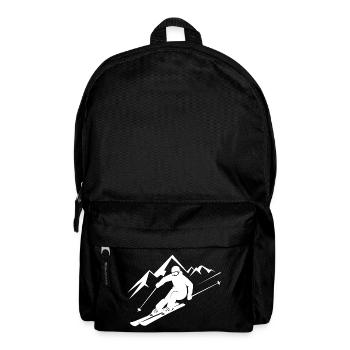 Skiers Ski Winter Winter Holiday Winter sports - Backpack - black - Front