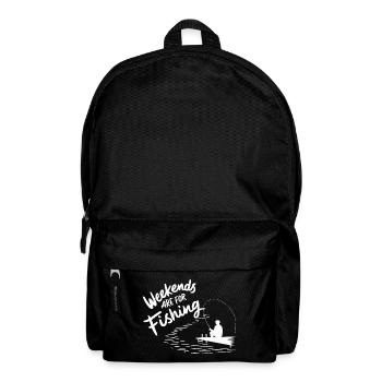 Weekends are for Fishing Fischen Angeln - Backpack - black - Front