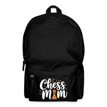 Chess Mom Schach Spruch Zitat - Rucksack - Schwarz - Vorne