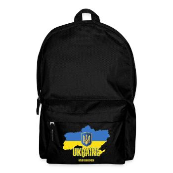 Drapeau ukrainien, fierté ukrainienne - Sac à dos - noir - Devant