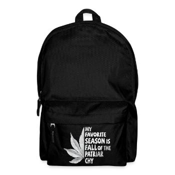 My favorite season is Fall of the Patriarchy - Backpack - black - Front