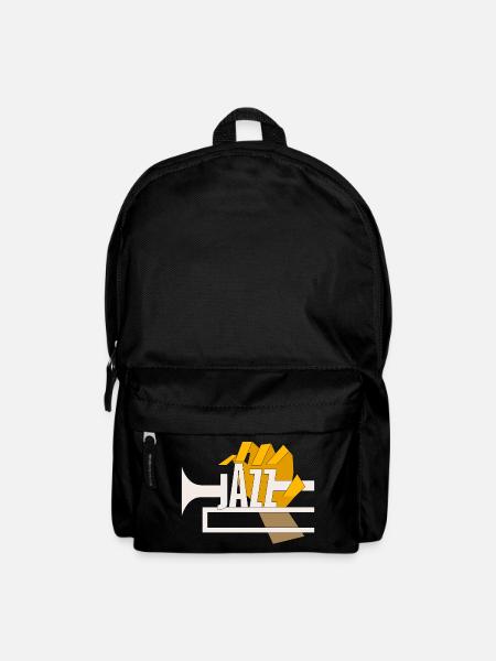 Tshirt Jazz Trumpet - Backpack - black