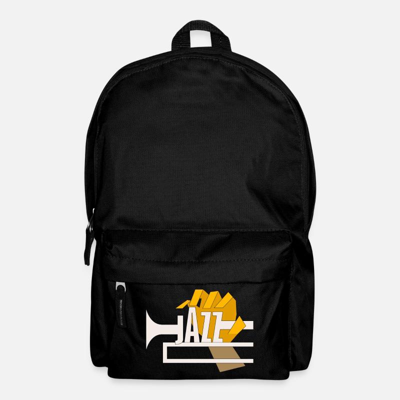 Tshirt Jazz Trumpet - Backpack - black