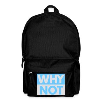 Why Not imprint - Backpack - black - Front