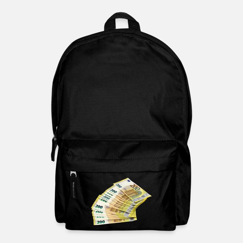 Conception noble des billets en euros - Sac à dos - noir