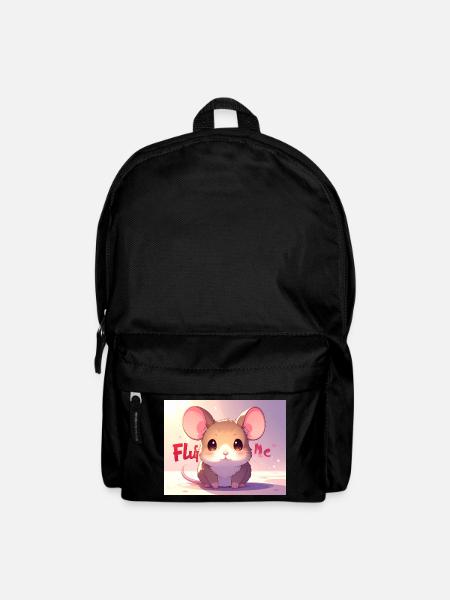 Mouse Fluff me - Backpack - black