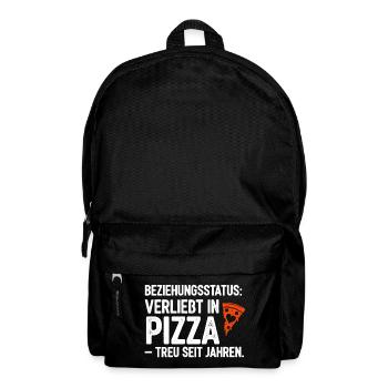 Relationship Status In Love With Pizza - Backpack - black - Front