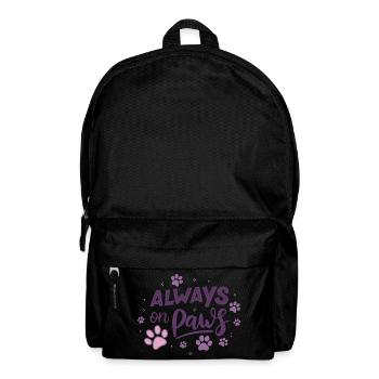 Always on Day Pawprints Violet - Sac à dos - noir - Devant