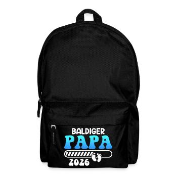 SOON DAD 2026 Fatherhood Funny - Backpack - black - Front