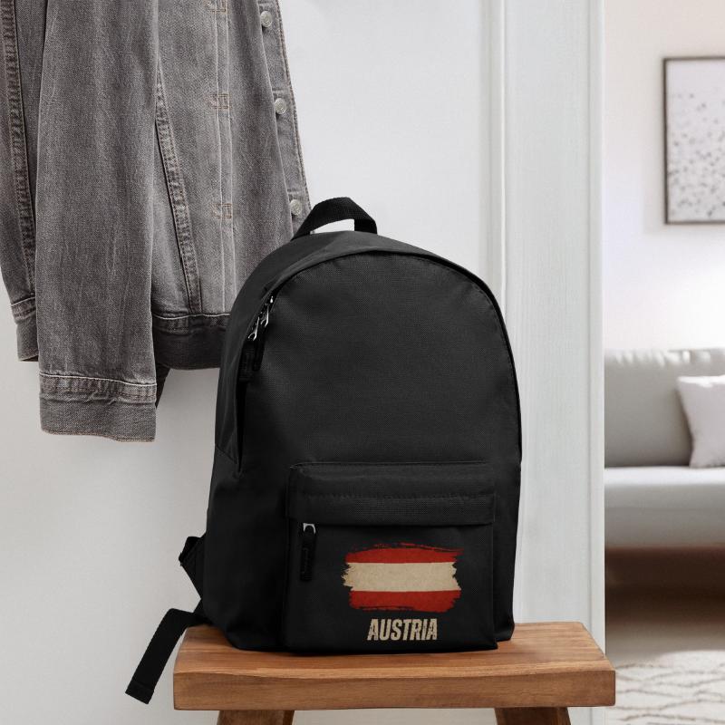 Austrian grunge flag, Austrian pride Backpack