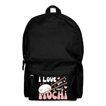 I love you very mochi kawaii reiskuchen mochi - Rucksack - Schwarz - Vorne