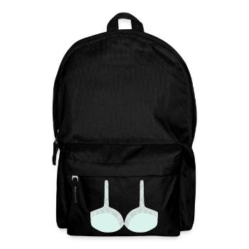Mint Lace Bralette with Floral Overlay - Backpack - black - Front