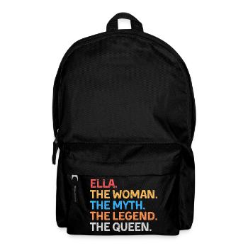Ella La Femme Le Mythe La Légende La Reine - Sac à dos - noir - Devant