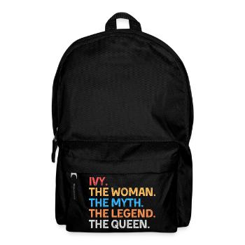 Ivy The Woman The Myth The Legend The Queen - Backpack - black - Front
