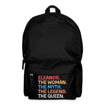 Eleanor Die Frau Der Mythos Die Legende Die Königin - Rucksack - Schwarz - Vorne