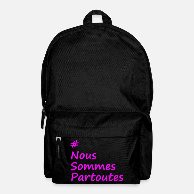 #NousSommesPartoutes - Sac à dos - noir