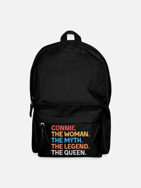 Connie The Woman The Myth The Legend The Queen - Backpack - black