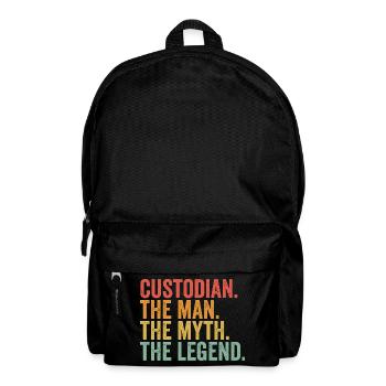 Gardien – L’Homme – Le Mythe – La Légende - Sac à dos - noir - Devant