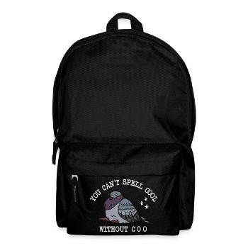 Taube Can’t Spell Cool - Rucksack - Schwarz - Vorne