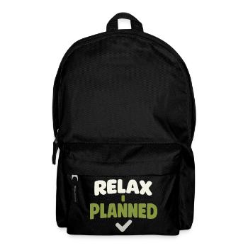 Familienvorsorge Notfallplaner Prepper - Rucksack - Schwarz - Vorne