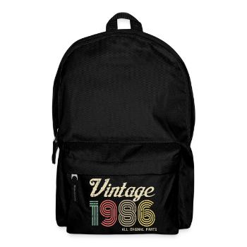 Vintage 1966 All Original Parts - Rucksack - Schwarz - Vorne