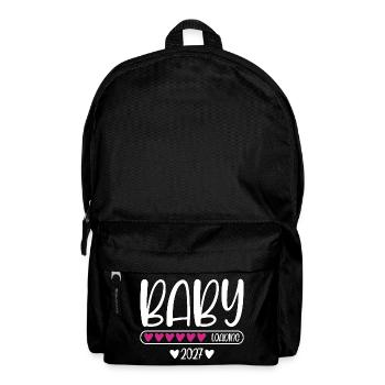 Baby 2027 loading Herzchen Ladebalken - Rucksack - Schwarz - Vorne