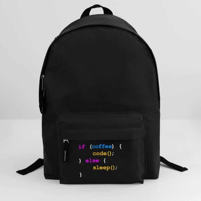 No Coffee No Code Programmer Computer Scientist Backpack