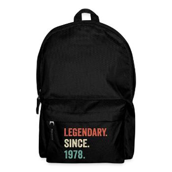 legendary since 1978 - Backpack - black - Front