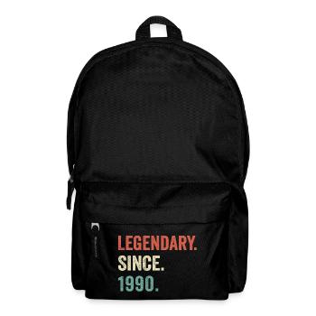 legendär seit 1990 - Rucksack - Schwarz - Vorne