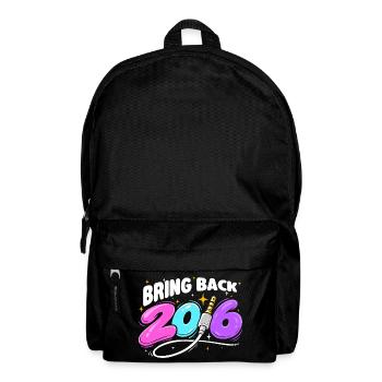 Bring Back 2016 Nostalgia Y2K Vibes - Backpack - black - Front