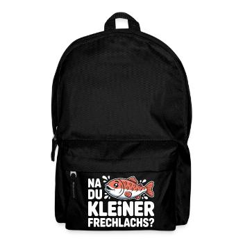 Na Du Kleiner Frechlachs Gamer Lachs Meme Zocker - Rucksack - Schwarz - Vorne