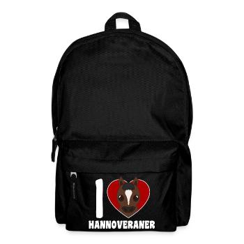 J’adore les Hanovriens - cœur - Sac à dos - noir - Devant