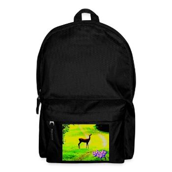 Was gibt's? - Rucksack - Schwarz - Vorne