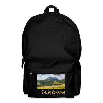 Emilia-Romagna in Italien Panorama Souvenir - Rucksack - Schwarz - Vorne