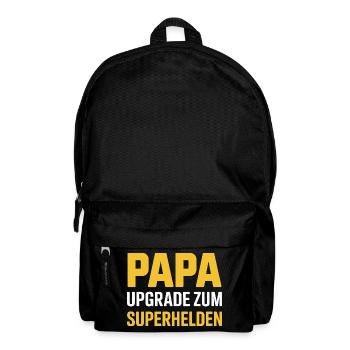 Papa Level Experte Gamer Spruch Zocken Gaming - Rucksack - Schwarz - Vorne