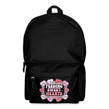Caring Hearts: Education and Love - Backpack - black - Front