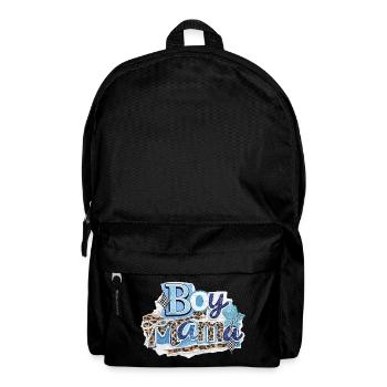 Boy Mama | Boy's Mom Gift - Backpack - black - Front