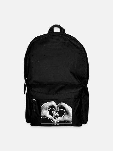 Heart hand with a small turbo - Backpack - black