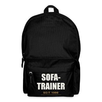 Sofa Trainer Seit 1990 - Rucksack - Schwarz - Vorne