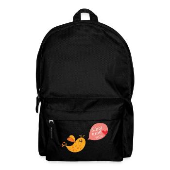  Schulkind 2026 - Rucksack - Schwarz - Vorne
