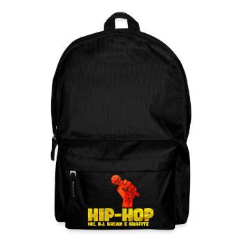 Hip Hop Fist Basketball Tee - Backpack - black - Front