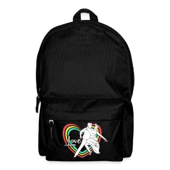 Walzer Paartanz - Rucksack - Schwarz - Vorne