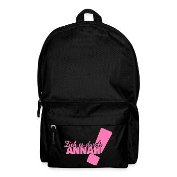 Durchhalten Annah - Rucksack - Schwarz - Vorne